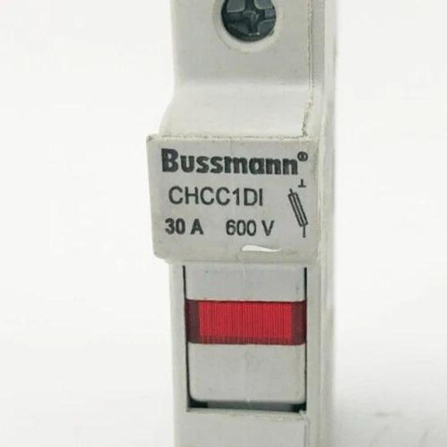 Used Lot of 4 Bussmann CHCC1DI Fuse Holders 1P 30A 600V Fuse Holders
