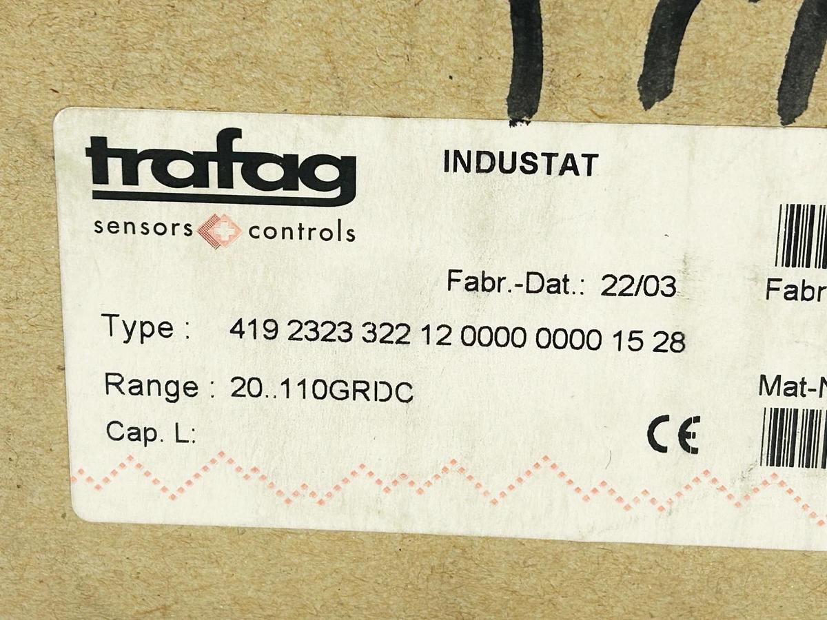 New Trafag 419-2323-322-12-0000-0000-15-28 Thermal Transmitter