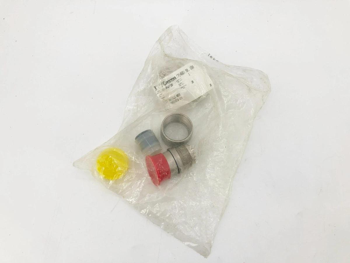 Lot of 3 New ITT Cannon CA3106E18-A71 End Bell Assembly 057-0447-100
