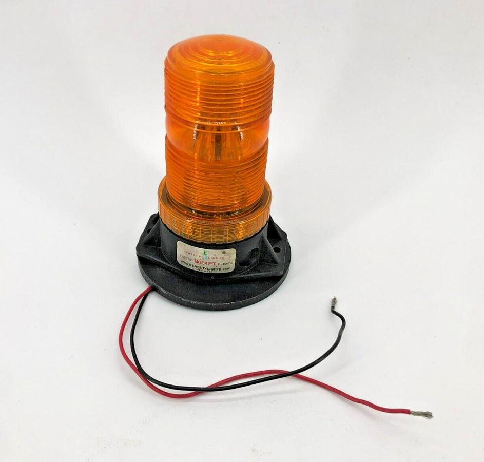 Used ESafety Lights B6L4PT LED Forklift Emergency Warning Light 9-80VDC 1/2"NPT Amber