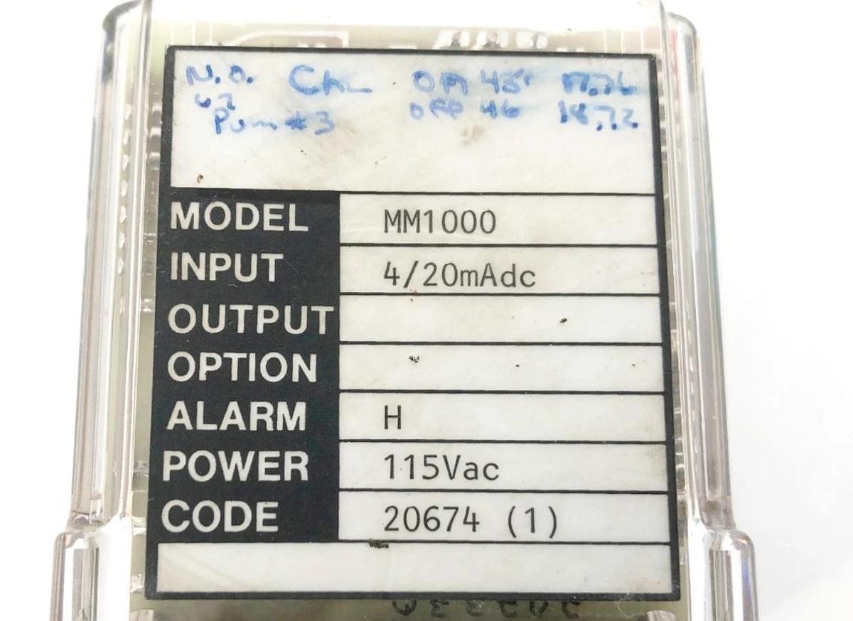 New Mighty Module MM1000 Relay 115VAC Alarm H 4/20mAdC - No Box