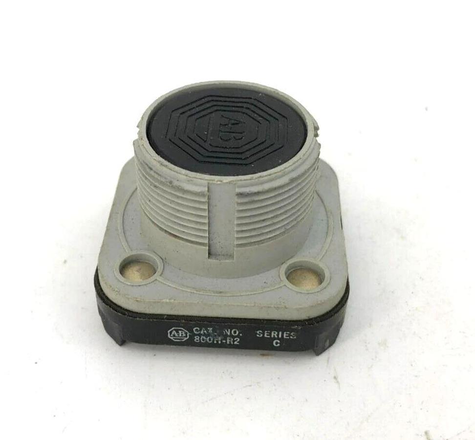 New Allen Bradley 800H-R2 Ser. C Black Pushbutton (No Contact Block)