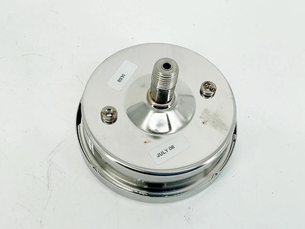 New Ashcroft 35-1009-SW-02B-60#-XLJ Pressure Gauge 3-1/2" 60PSI 316 Tube