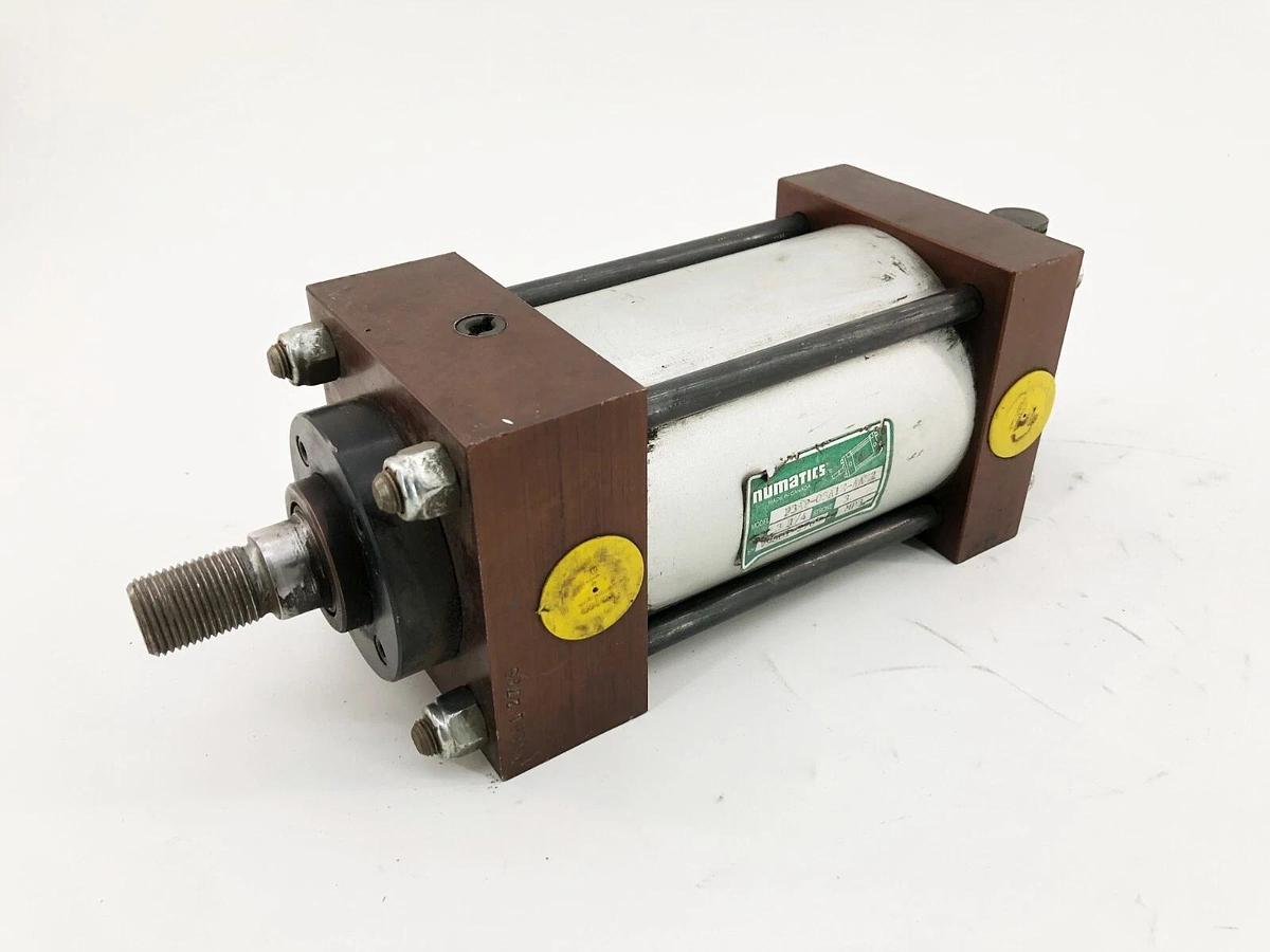 Used Numatics P3AP-03A1E-AAZ2 Pneumatic Cylinder 3-1/4" Bore 3" Stroke
