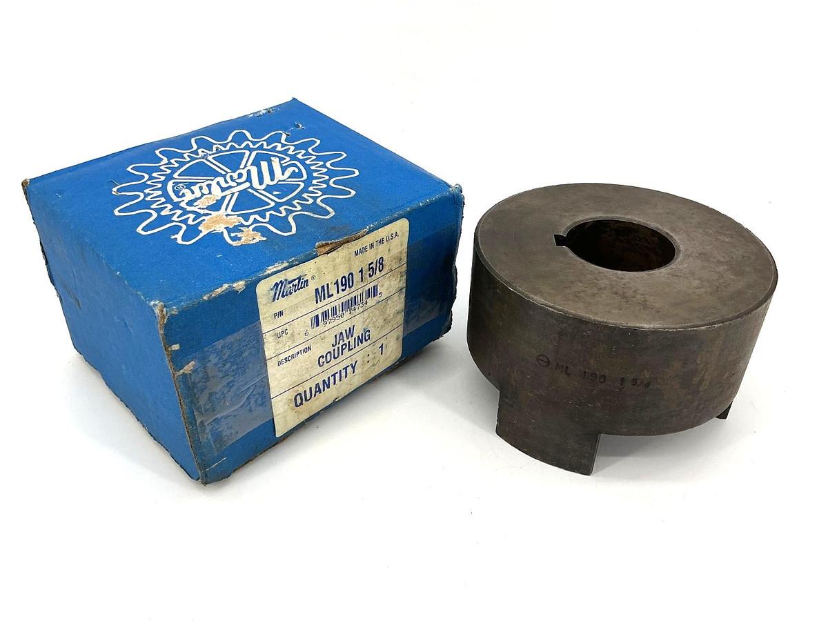 New Martin ML190 x 1-5/8 Jaw Coupling Hub 1.625" Bore