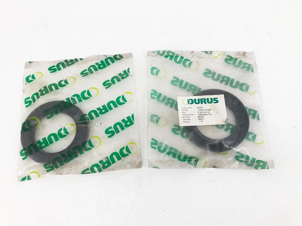 Lot of 2 New Durus 13363-N10-MBC Oil Seals NBR70 Size TC 65*100*-10