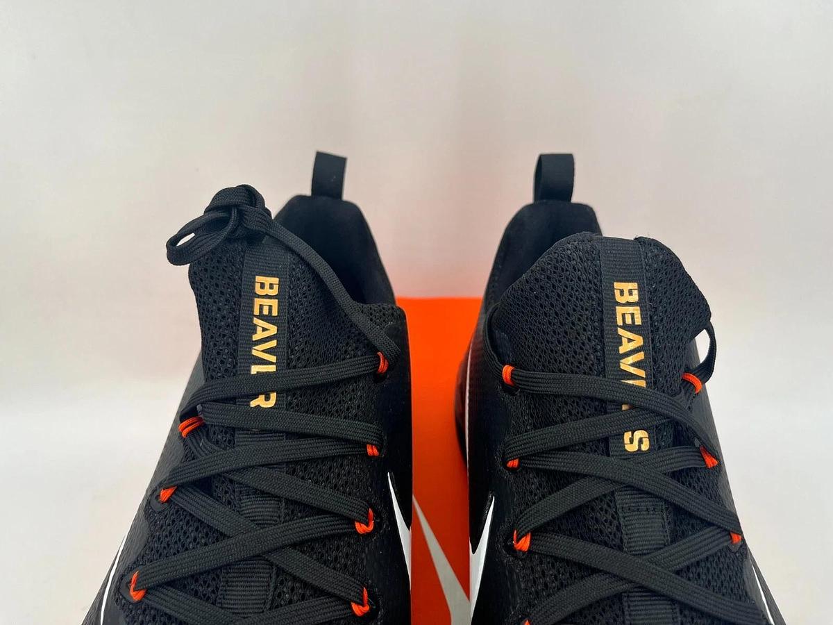 Nike Vapor Speed Turf Black/Orange Size 16 OSU Beavers Promo Sample Cleats