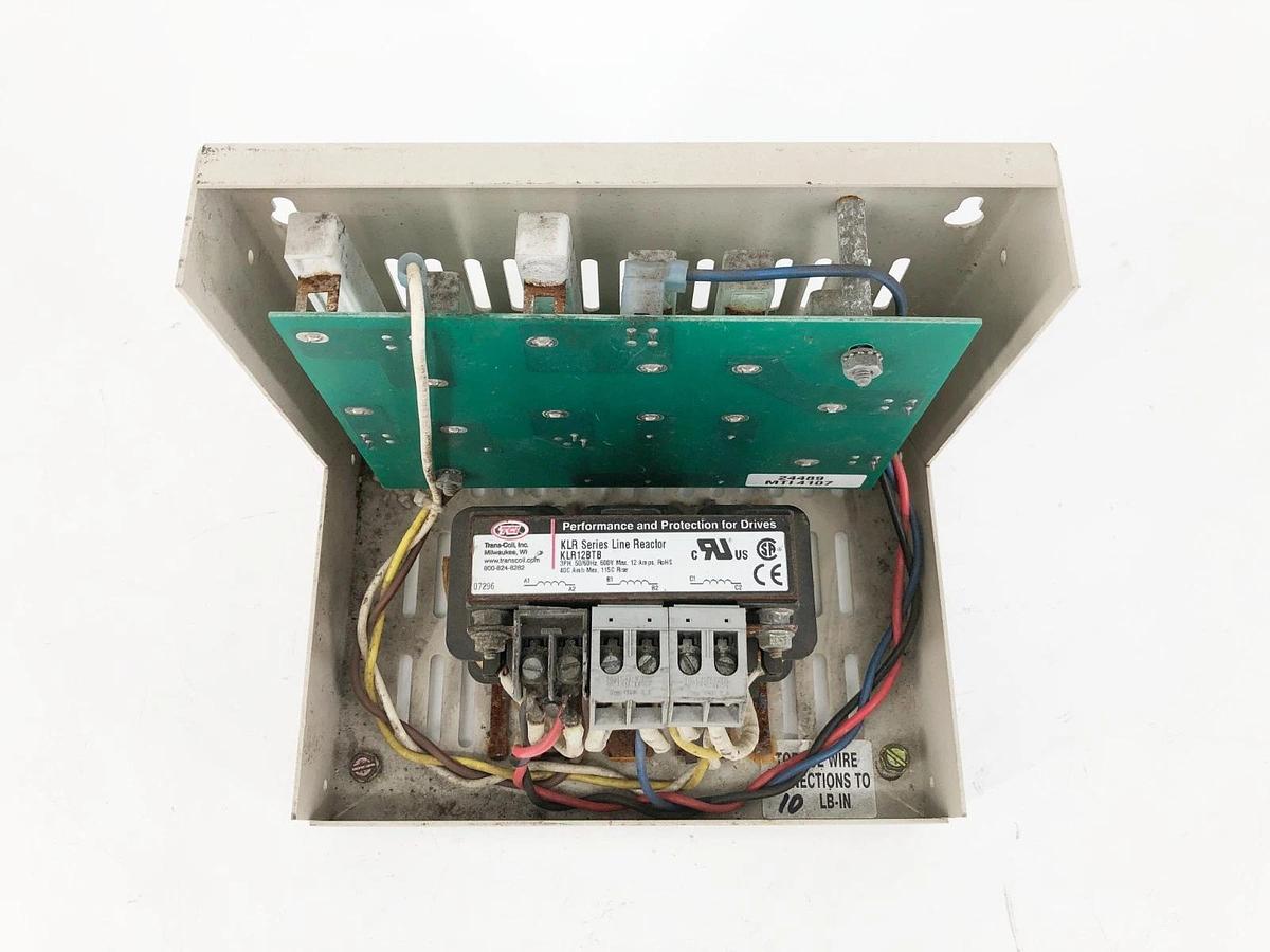 Used Trans-Coil KLCUL12A Line Reactor 12A 3PH 600VAC (For Parts Only)