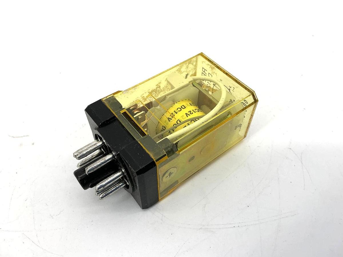 Used Lot of 4 IDEC RR2P-UL-DC12V Relay 2-Pole 8-Pin 12VDC Coil RR2P-UL