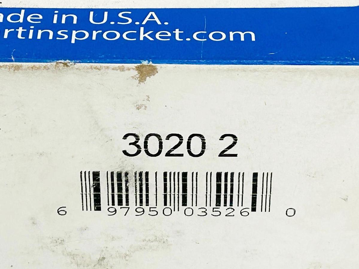 New Martin 3020-2 Taper Bushing 4-1/2 OD 2" Through Bore 1/2X1/4 Keyway Steel