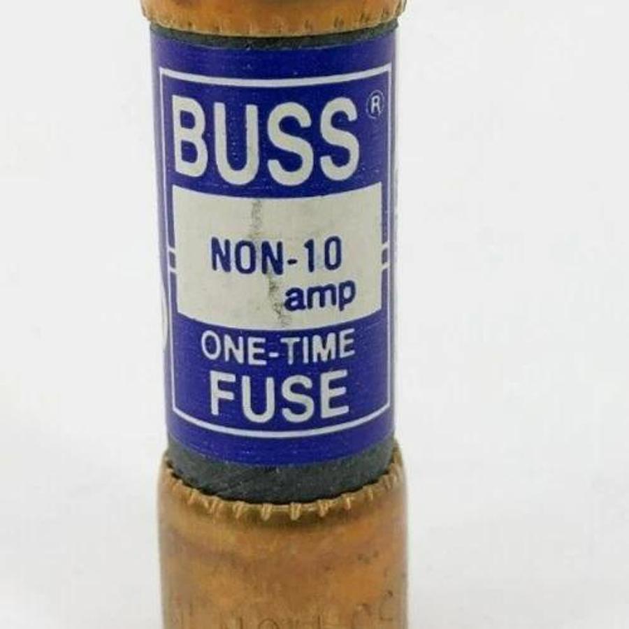 Lot of 9 New Bussmann NON-10 Fuses 10A 250V Class K5