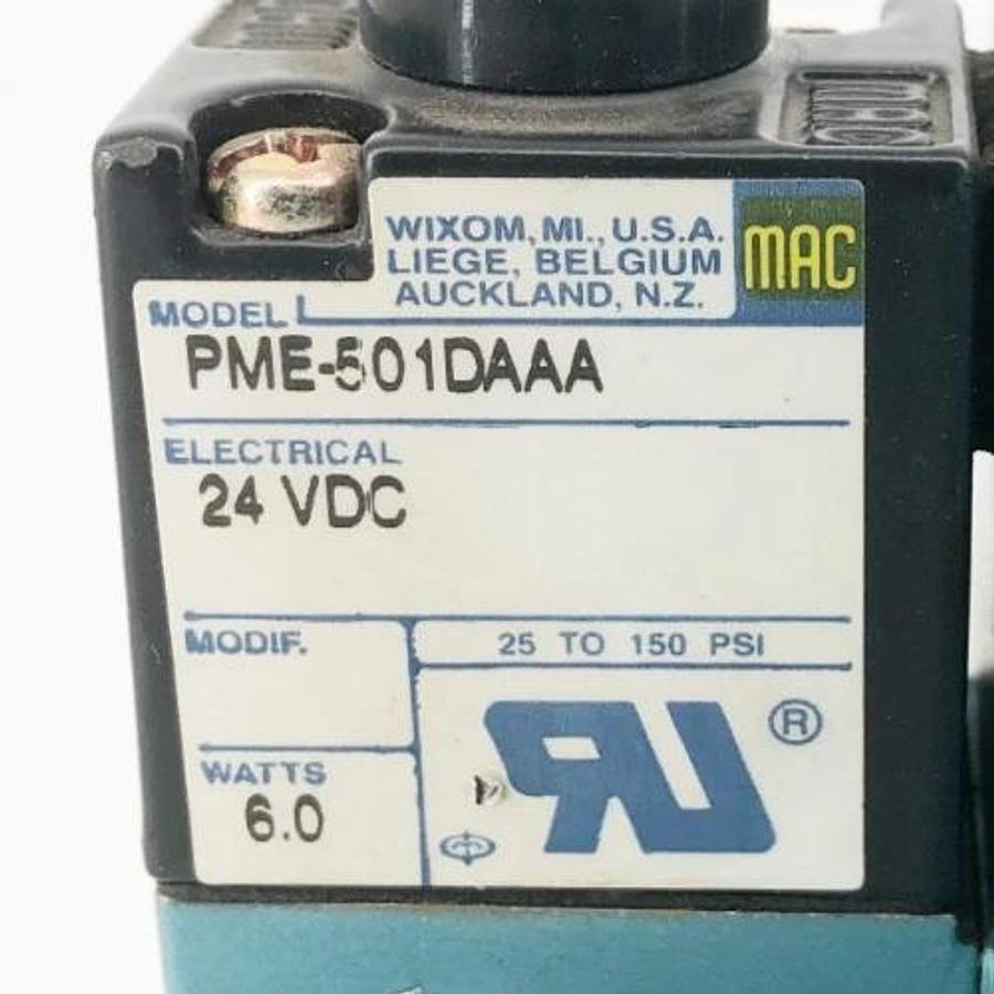 New MAC Valves 6321D-511-PM-501DA Solenoid Valve 24VDC 6W PME-501DAAA - No Box