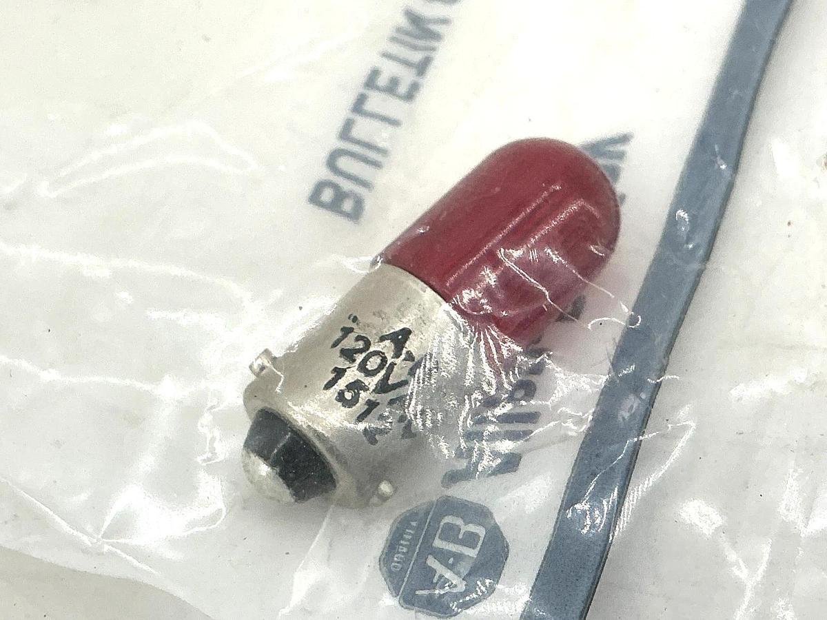 New Allen Bradley 800T-N320R Ser C Pilot Light Accessory LED Light Bulb 120V Red