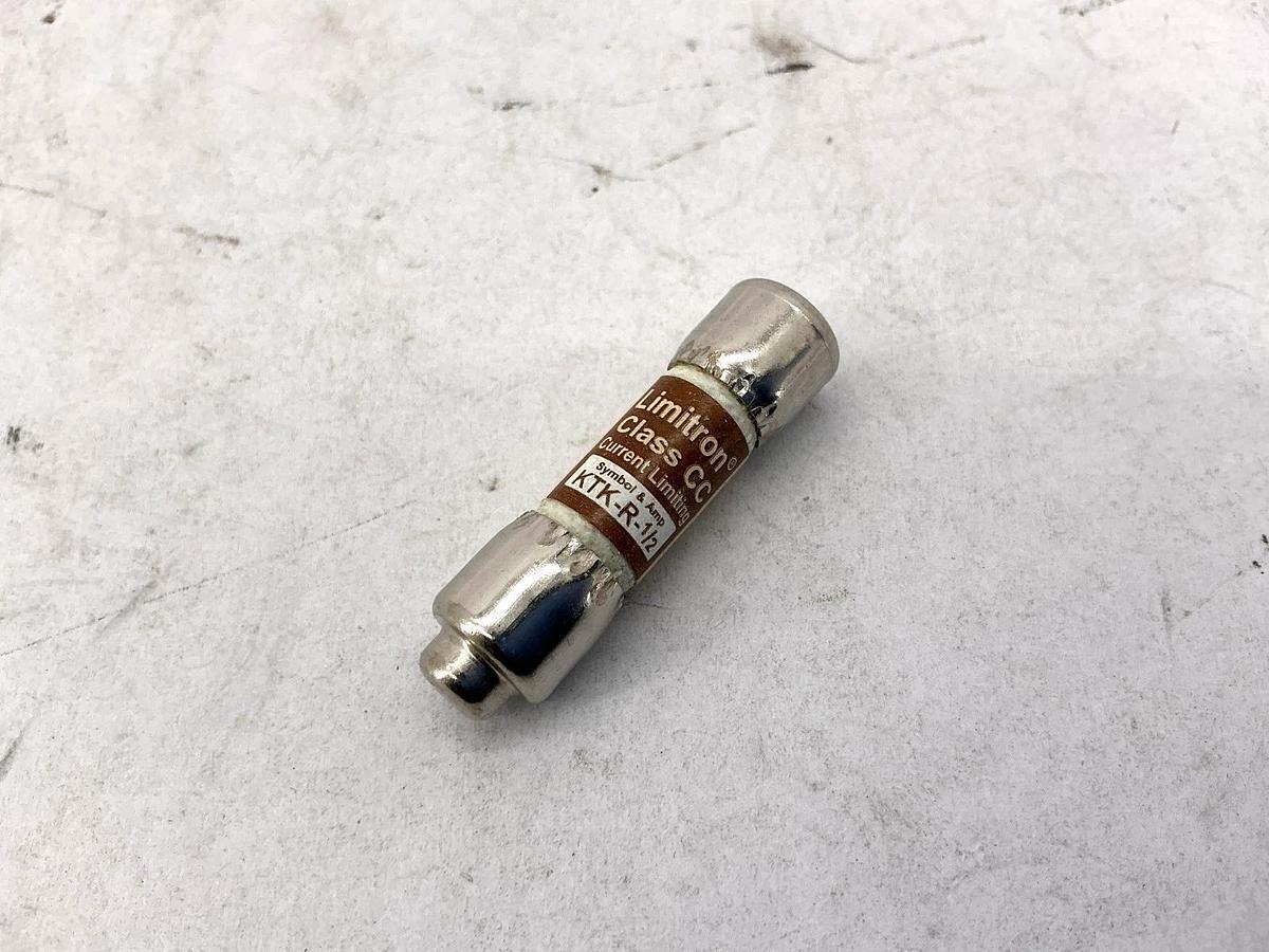 New Bussmann KTK-R-1/2 Limitron Class CC Fuse 1/2A 600V Box of 10