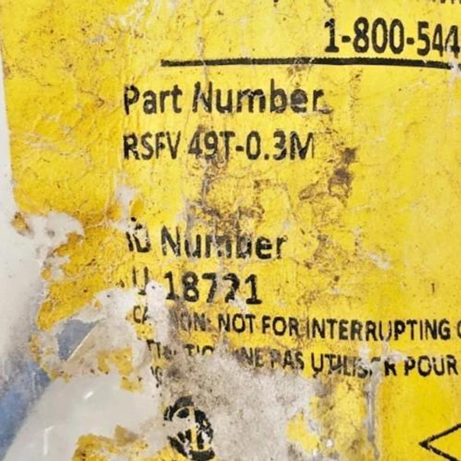 Lot of 2 New Turck RSFV 49T-0.3M Single Ended Cordsets 0.3m U-18721