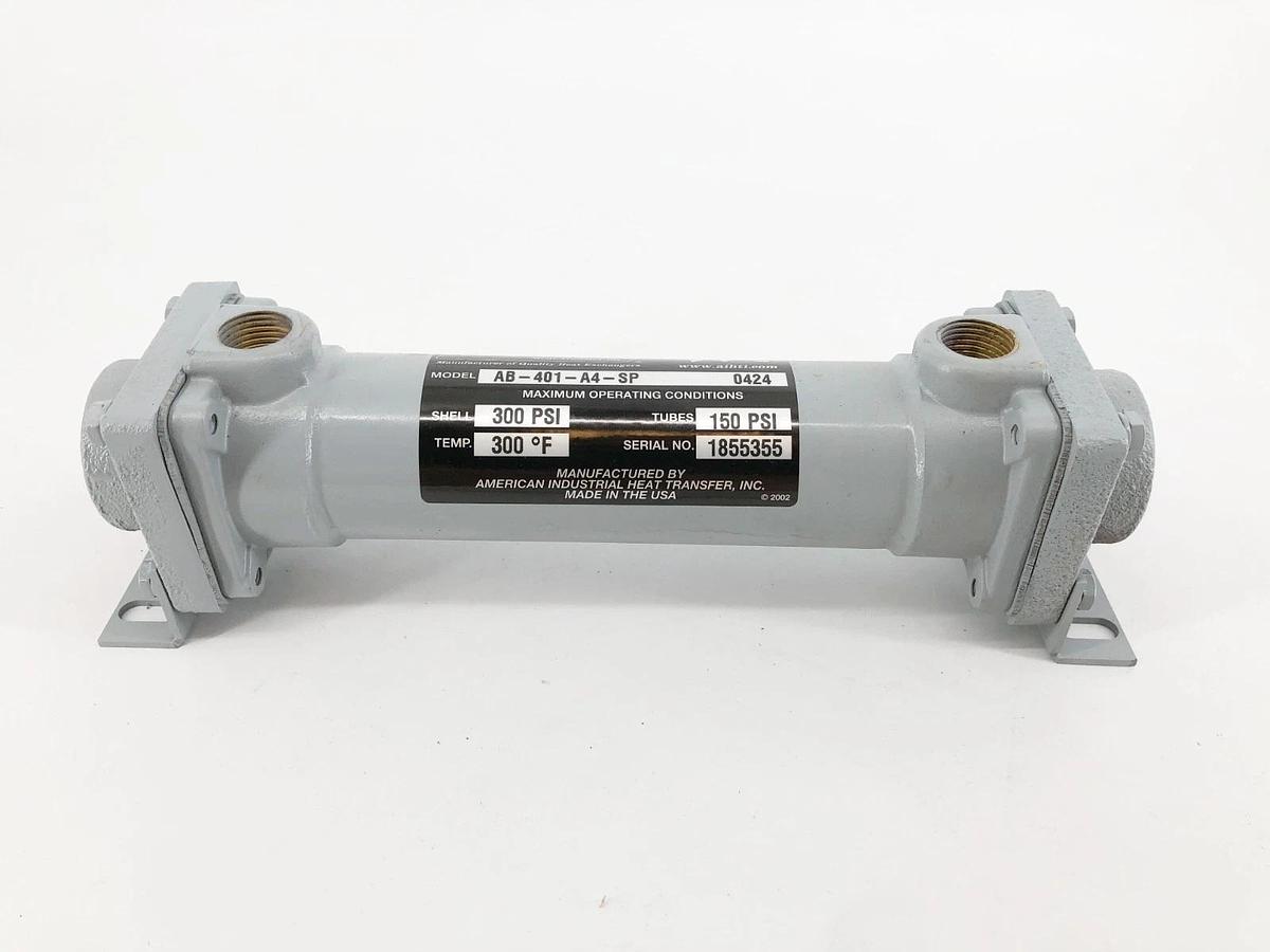 New American Industrial AB-401-A4-SP Heat Exchanger 300psi 300F