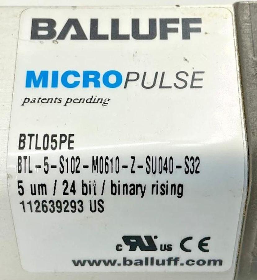 New Balluff BTL-5-S102-M0610-Z-SU040-S32 Linear Transducer BTL05PE 8-Pin -No Box
