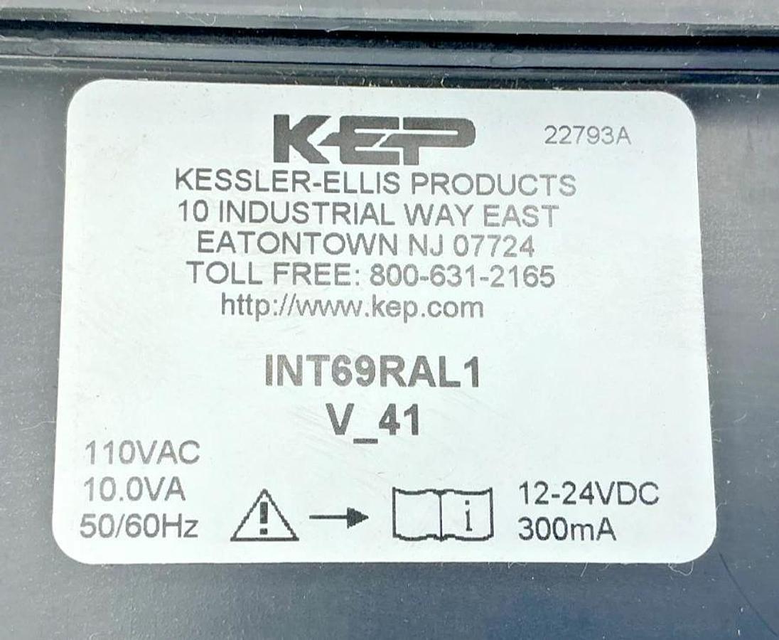 New KEP INT69RAL1 Electronic Counter Ratemeter V_41 12-24VDC 110VAC 50/60HZ
