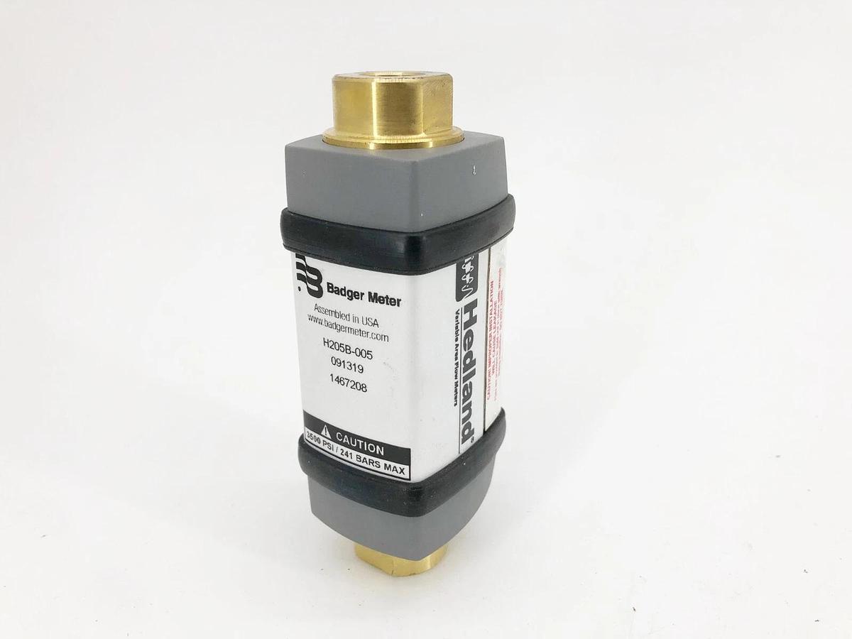 New Hedland H205B-005 Flow Meter 1/4" NPT 3500psi 4NMZ5