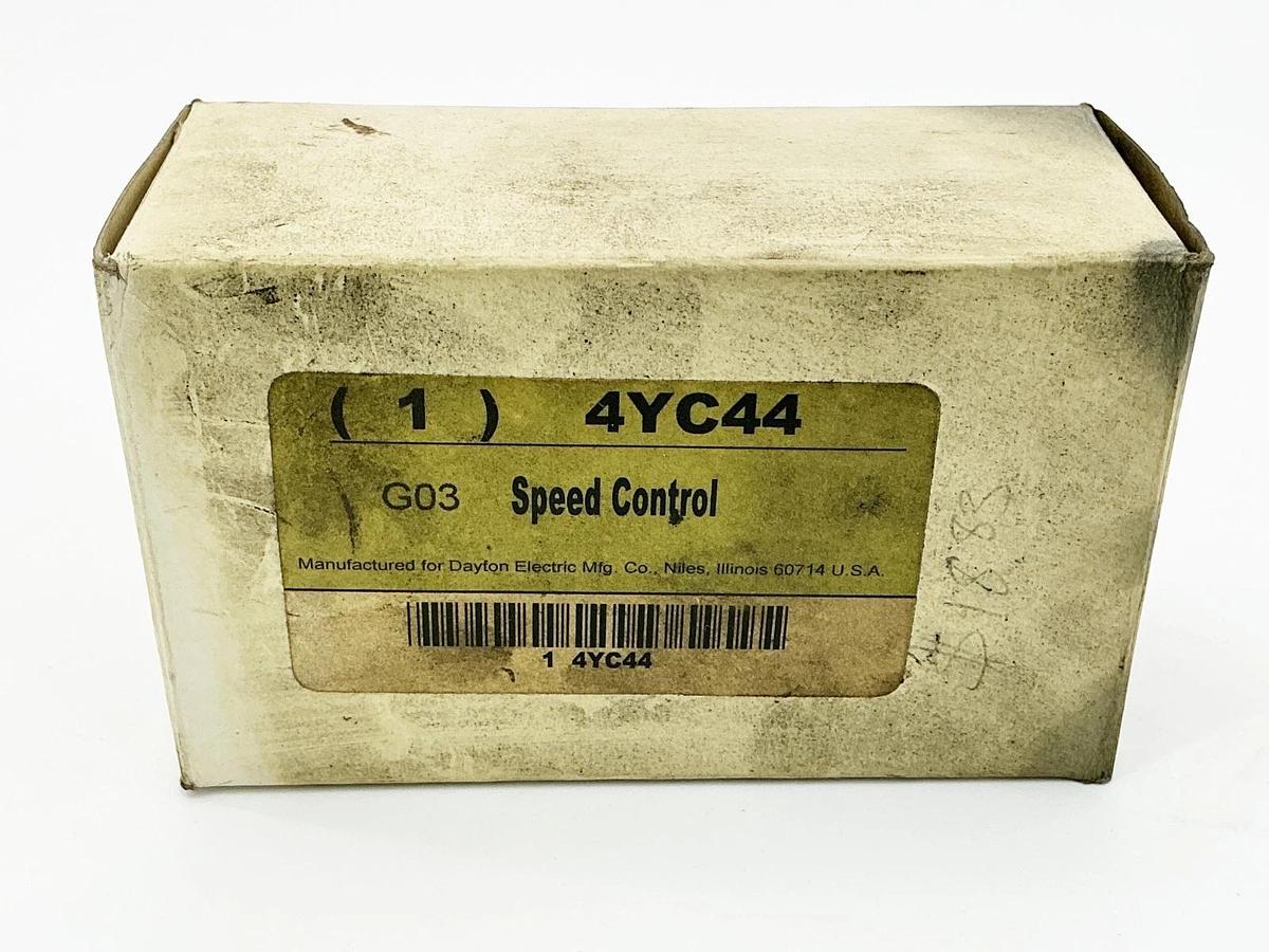 New Dayton 4YC44 Solid State Speed Control Switch 3A 120V