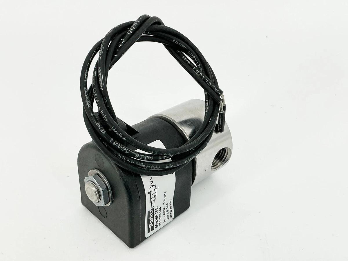 New Parker 751180123B Cyclone Solenoid Valve 10W 24V 50PSIG 751180115B