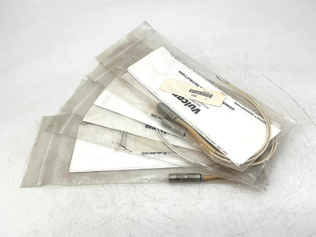 Lot of 5 New Vulcan Electric TB380B Cartridge Heater 2-Wire 100W 240V