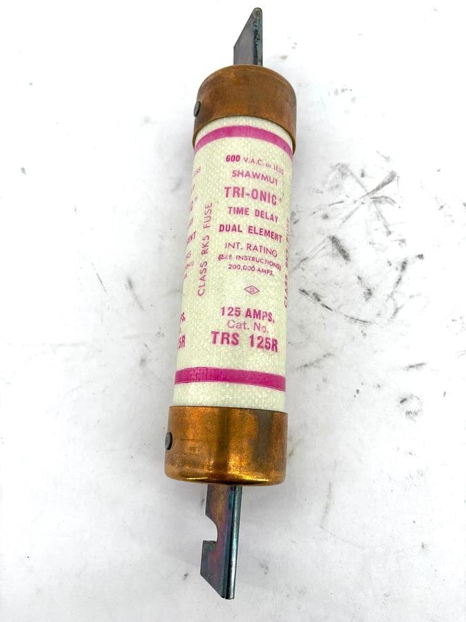 New Shawmut TRS125R Class RK5 Fuse 125A 600V - No Box