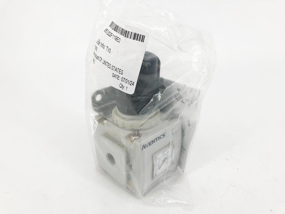 New Aventics 8652AR002F119E0 Pneumatic Regulator 1/4" NPTF 3-60psig- No Box