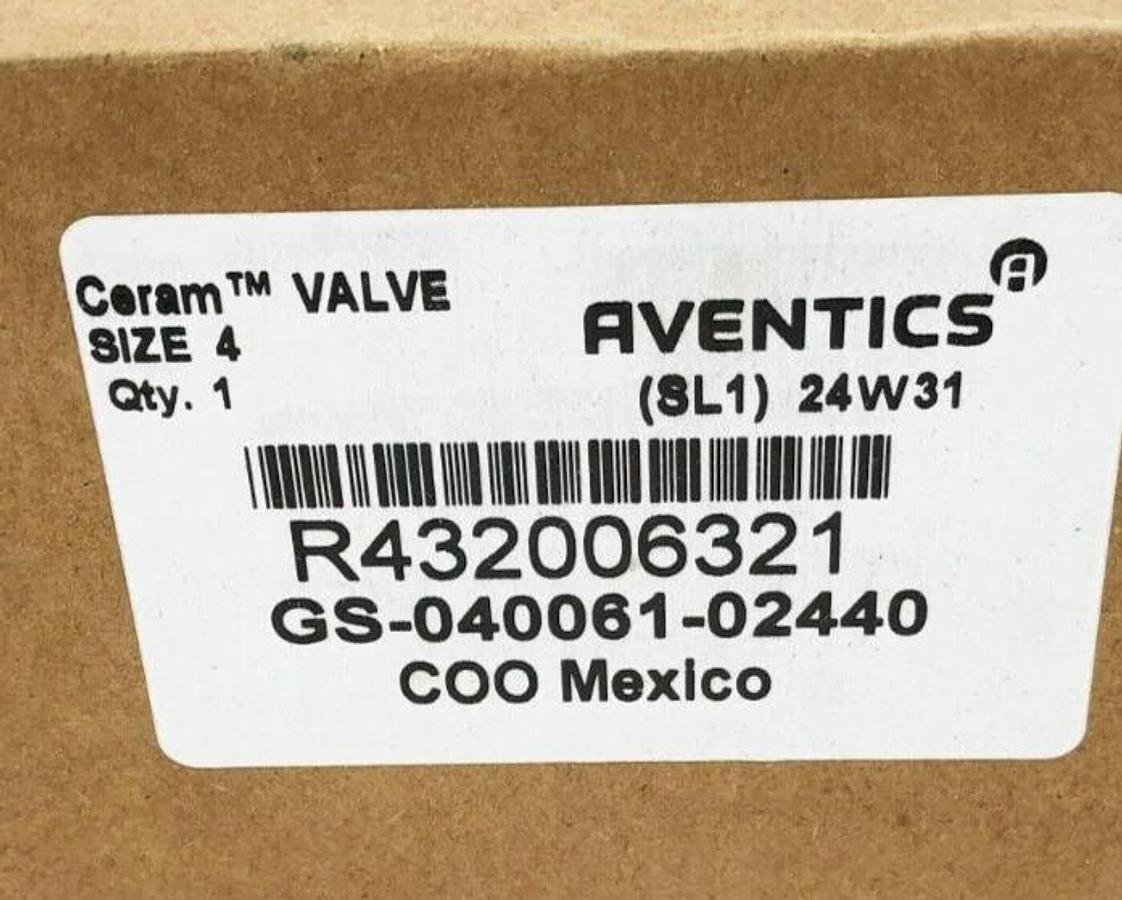 New Aventics R432006321 Pneumatic Directional Valve 5-Way 150psi Size 4 120VAC