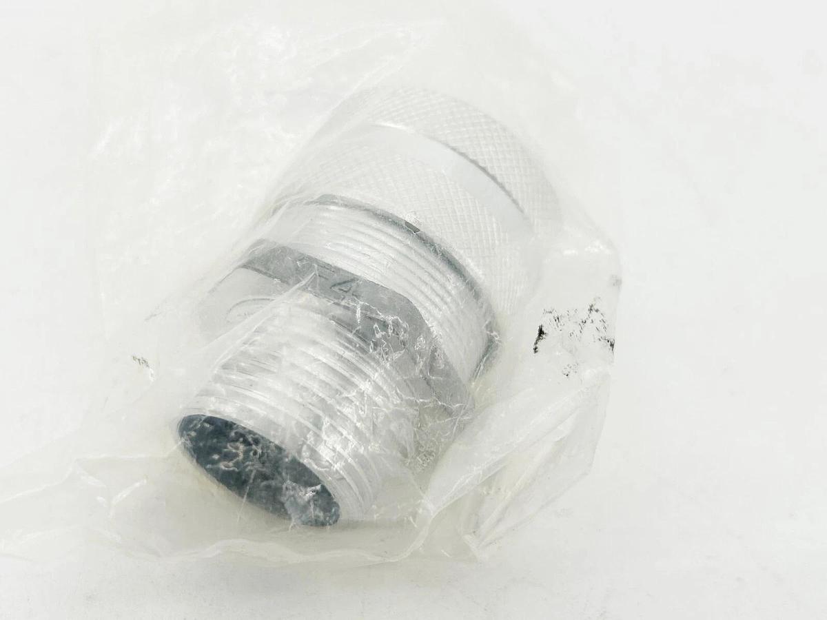 New Lot of 2 Hubbell SHC1041 Cord Connector Aluminum N.P.T Hub Size1" Yellow