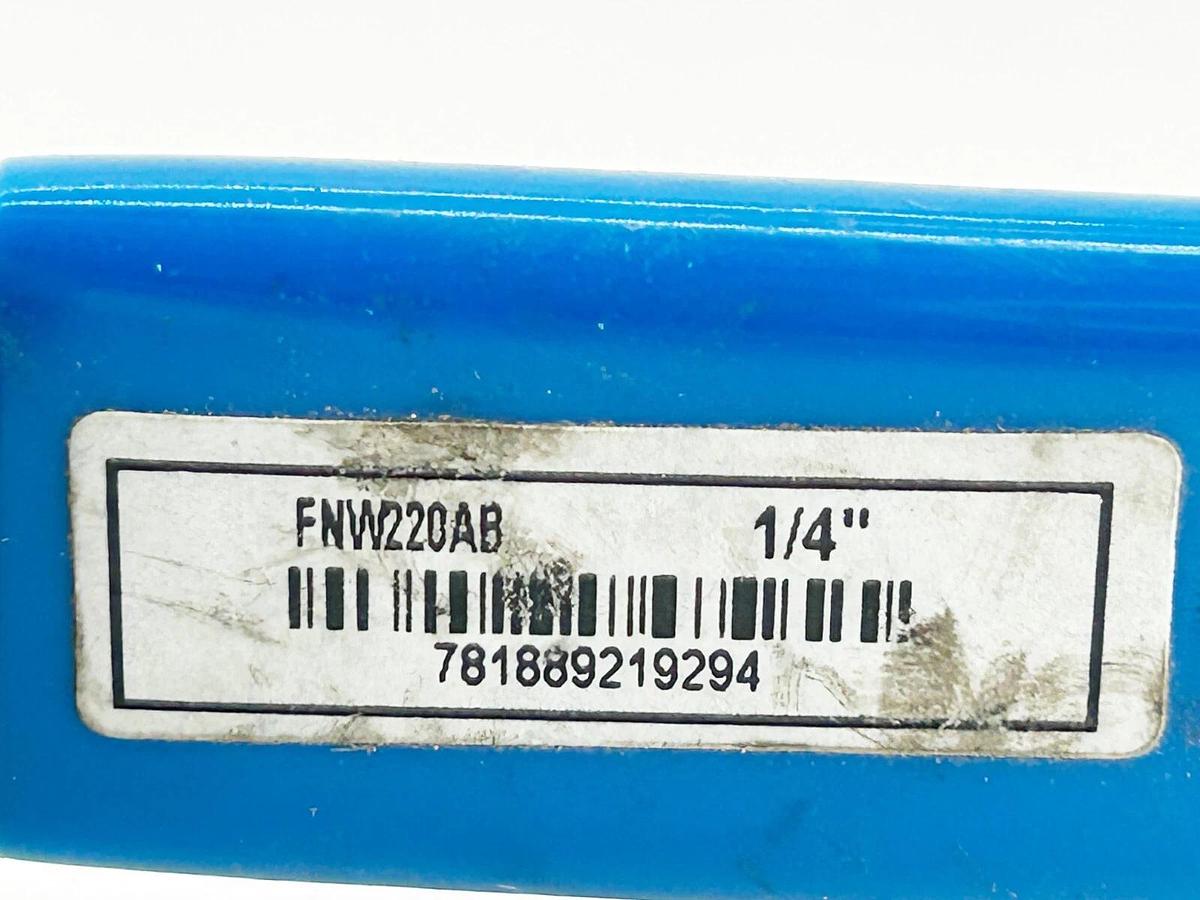 New FNW FNW220AB Ball Valve 1/4" 2 Full Port Locking Lever