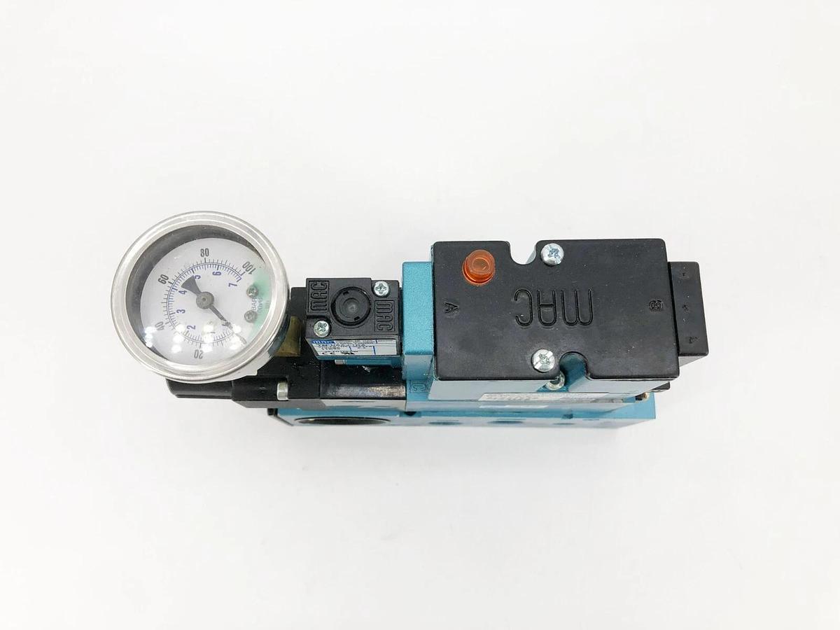 Used MAC Valves 82A-AC-CSA-TM-DAAP-1DA Solenoid Valve 150psi TM-DAAJ-1DA PR82A-GADA