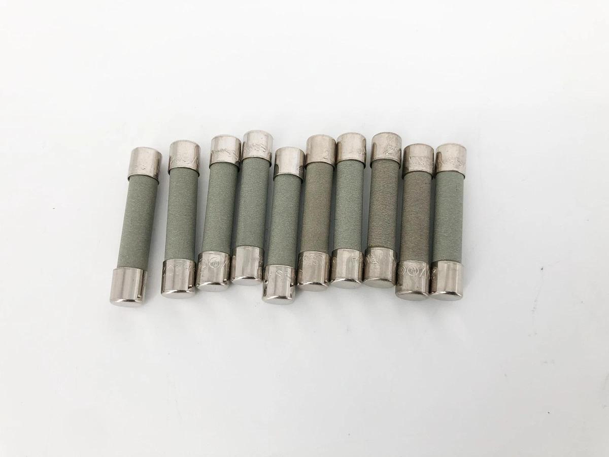 Lot of 10 New Eaton Bussmann ABC-2-1/2-R Fuses 2.5A 250VAC 125VDC - No Box