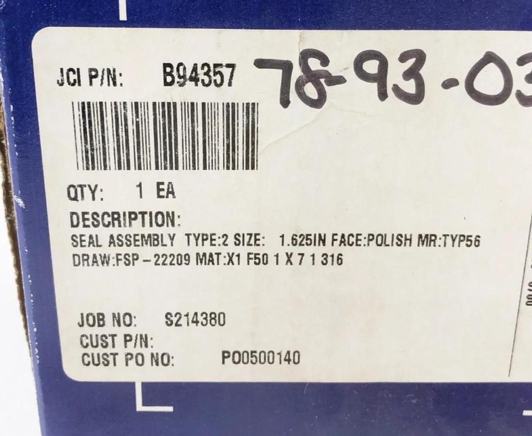 New John Crane B94357 Seal Assembly Type 2 1.625"