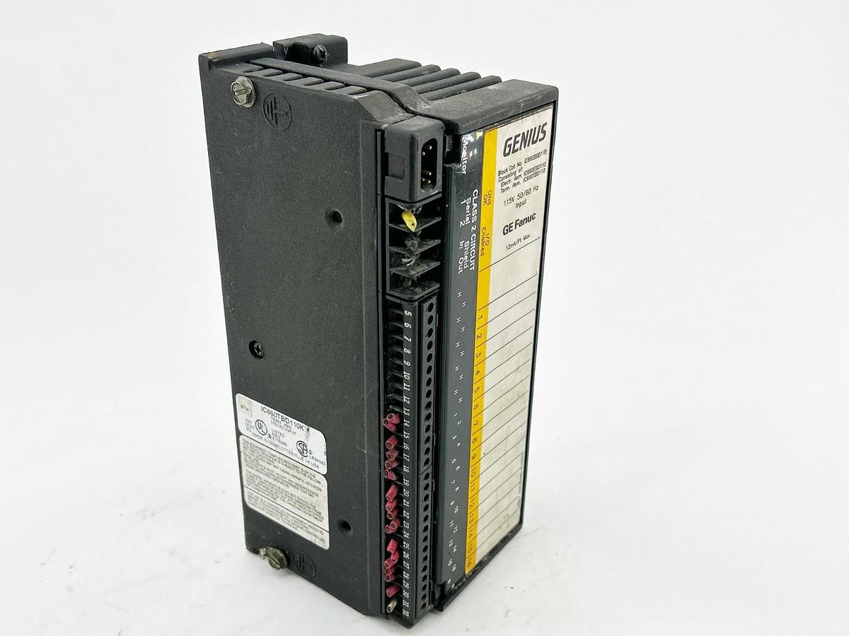 Used GE Fanuc IC660EBD110K I/O Module 16 Circuit 115V 50/60Hz