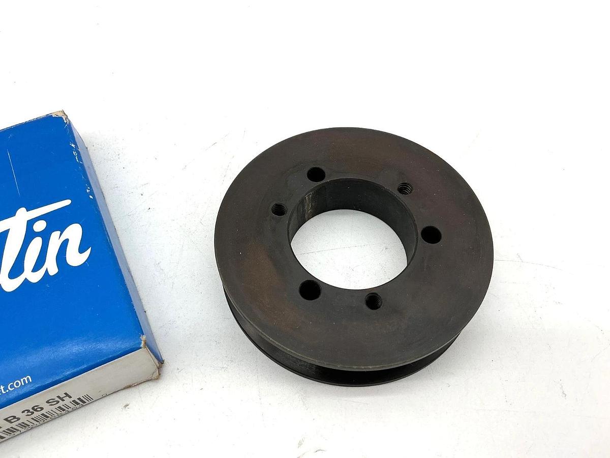 New Martin Sprocket martin 1B36SH Bushing Bore V-Belt Pulley 3.95" OD 1- Groove