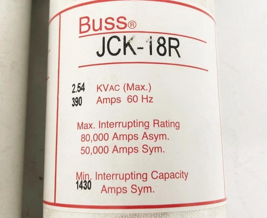 New Bussmann JCK-18R Medium Voltage Fuse 18A 2.4KV