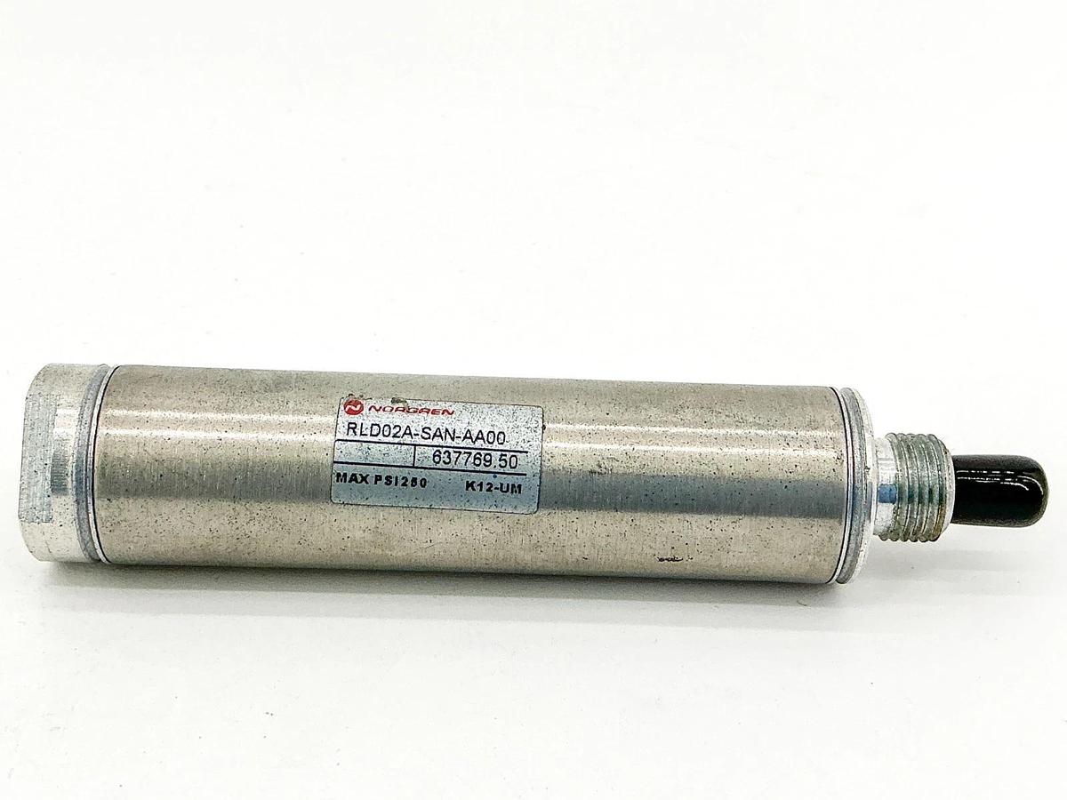 New Norgren RLD02A-SAN-AA00 Pneumatic Cylinder 250PSI - No Box