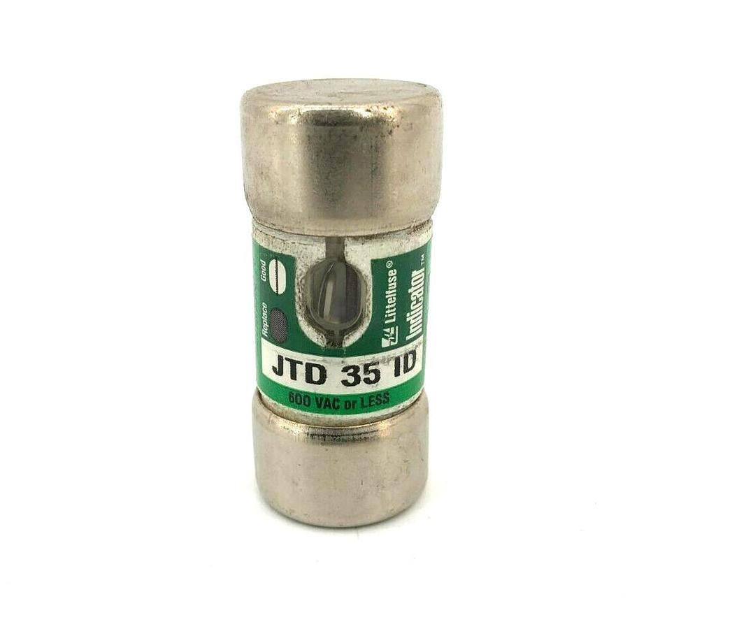 New Littelfuse JTD-35-ID Fuse 35A 600VAC Class J Time Delay W/ Indicator
