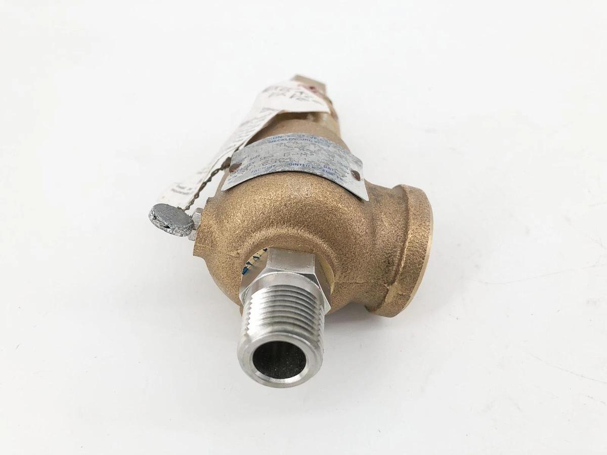 Used Kunkle 913BDCM01-JE Relief Valve 1/2" Set 650psig Capacity 88 GPM