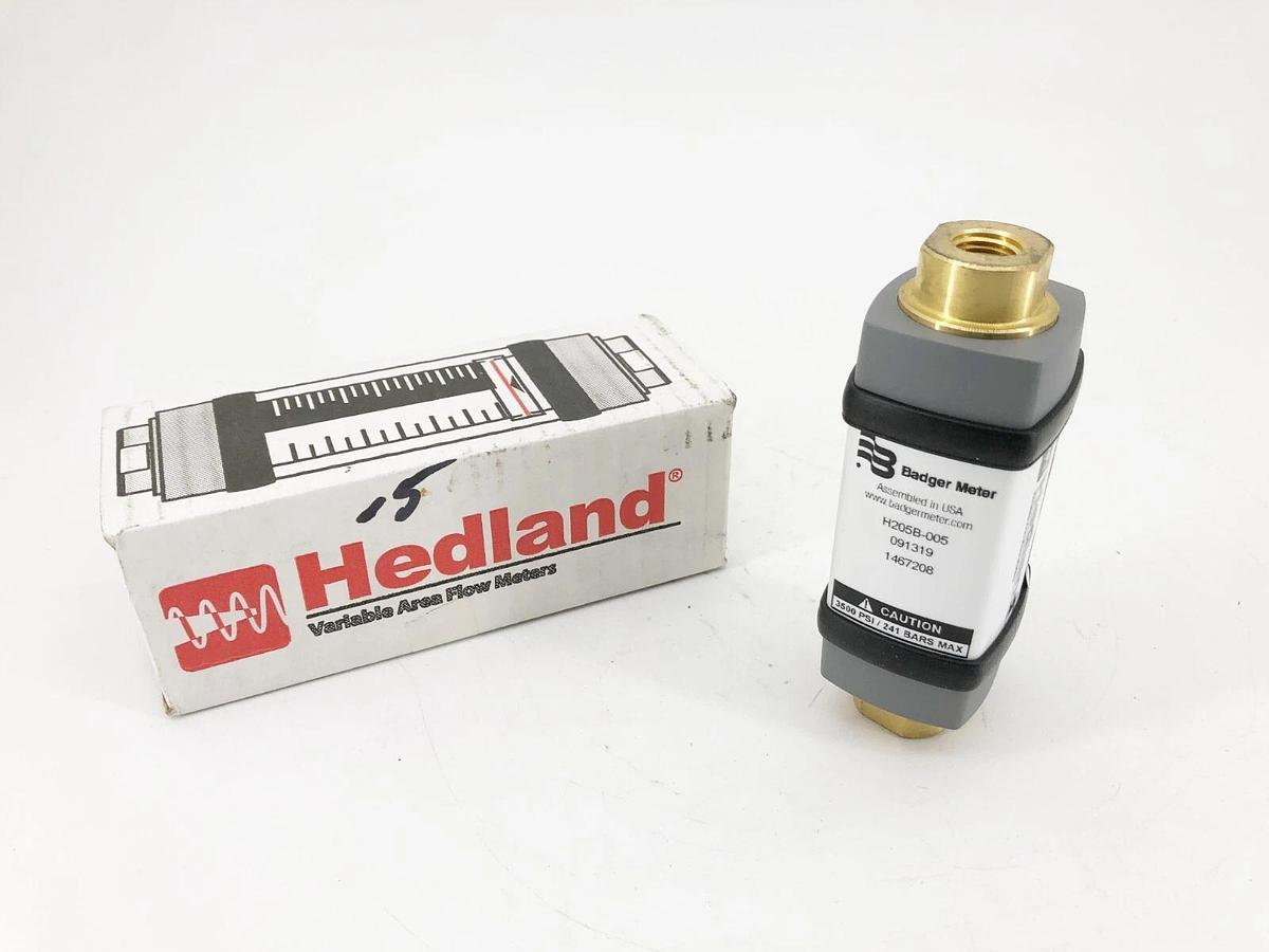 New Hedland H205B-005 Flow Meter 1/4" NPT 3500psi 4NMZ5
