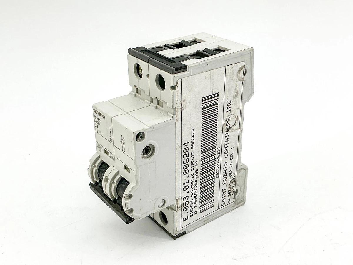 New Siemens 5SY6204-7 Mini Circuit Breaker 400V 2P - No Box