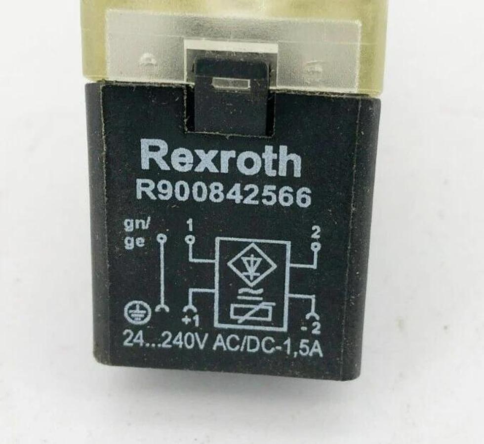 New Rexroth R900842566 Plug-In Connector 24-240VAC/DC 1.5A - No Hardware