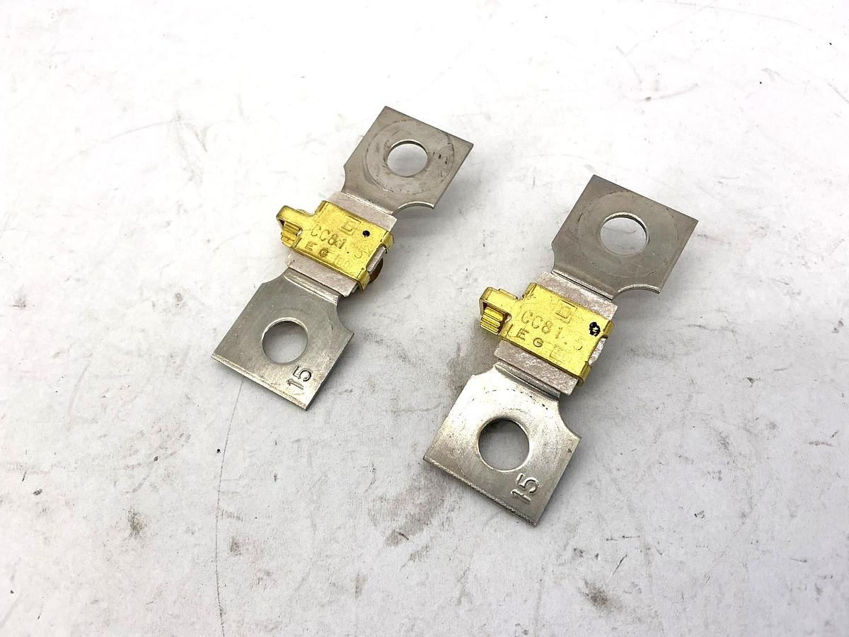 Used Lot of 2 Square D CC81.5 Overload Relay Thermal Unit