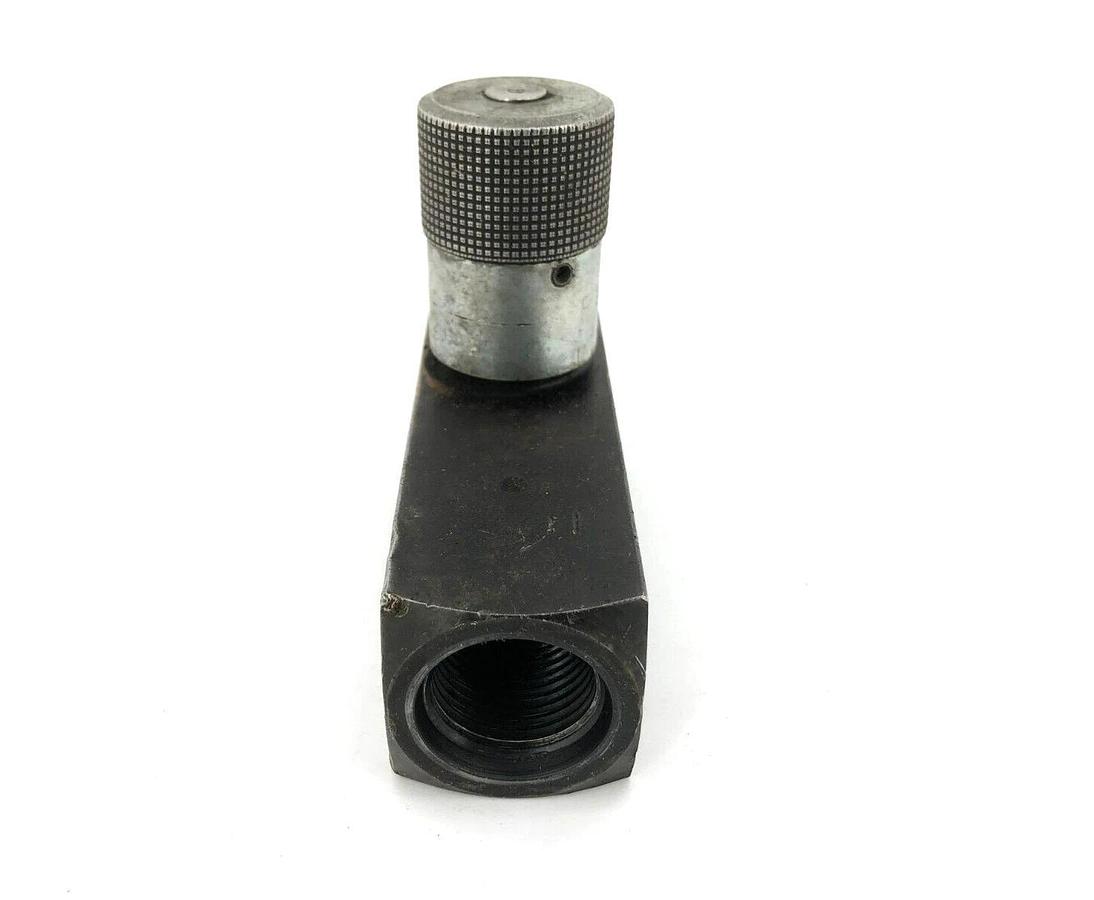 Used DMIC FC1H-0750S Flow Control Valve, 3000psi, 3/4" NPT