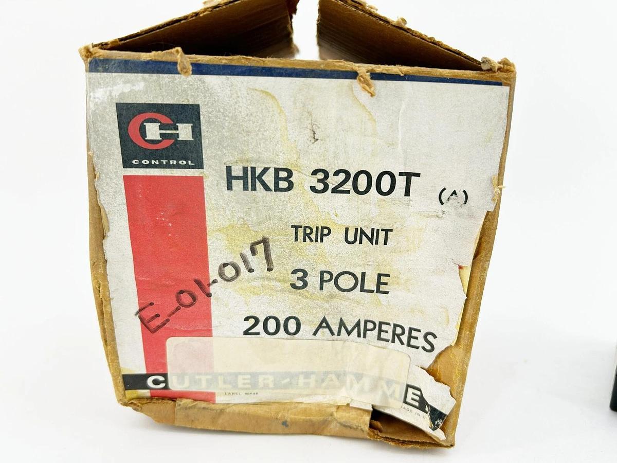 New Eaton Cutler-Hammer HKB3200T Trip Unit, 200 A