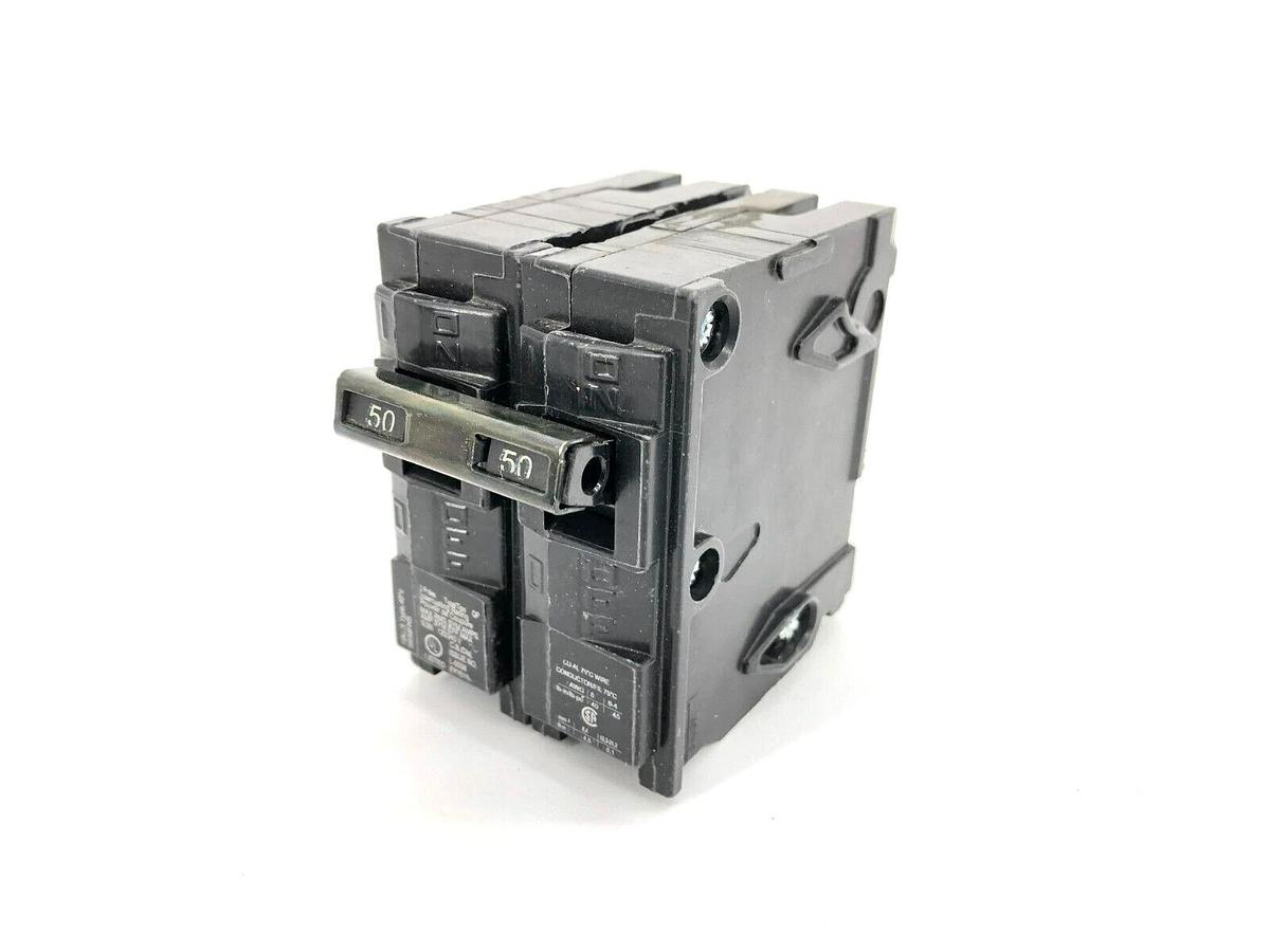 Lot of 2 New Siemens Q250 Circuit Breakers, 50 A, 2 Pole