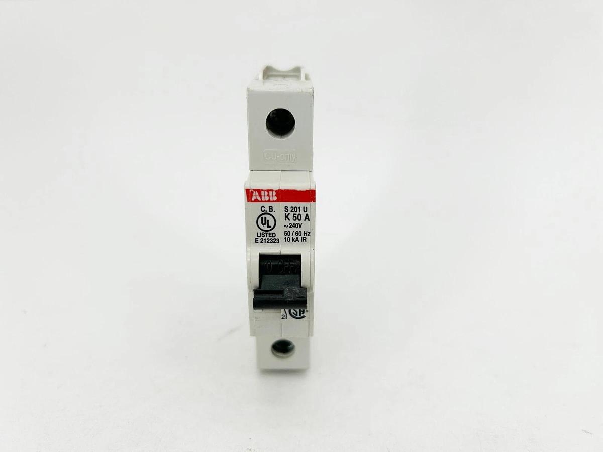 New ABB S201U-K50 Circuit Breaker 50A 1 Pole 240V