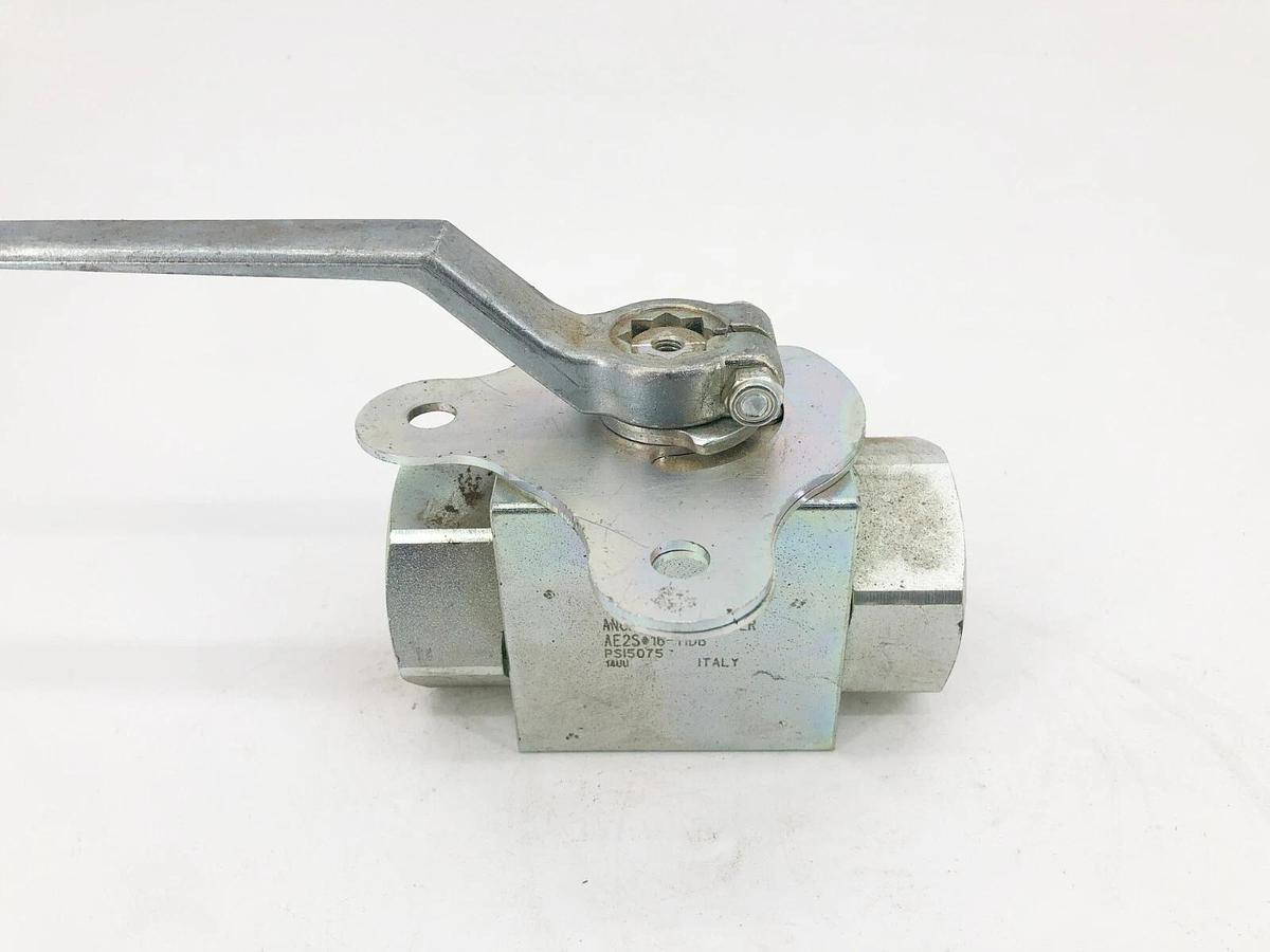 New Anchor Fluid Power AE2S#16-11DB 2-Way Ball Valve #16SAE Ports 5075PSI