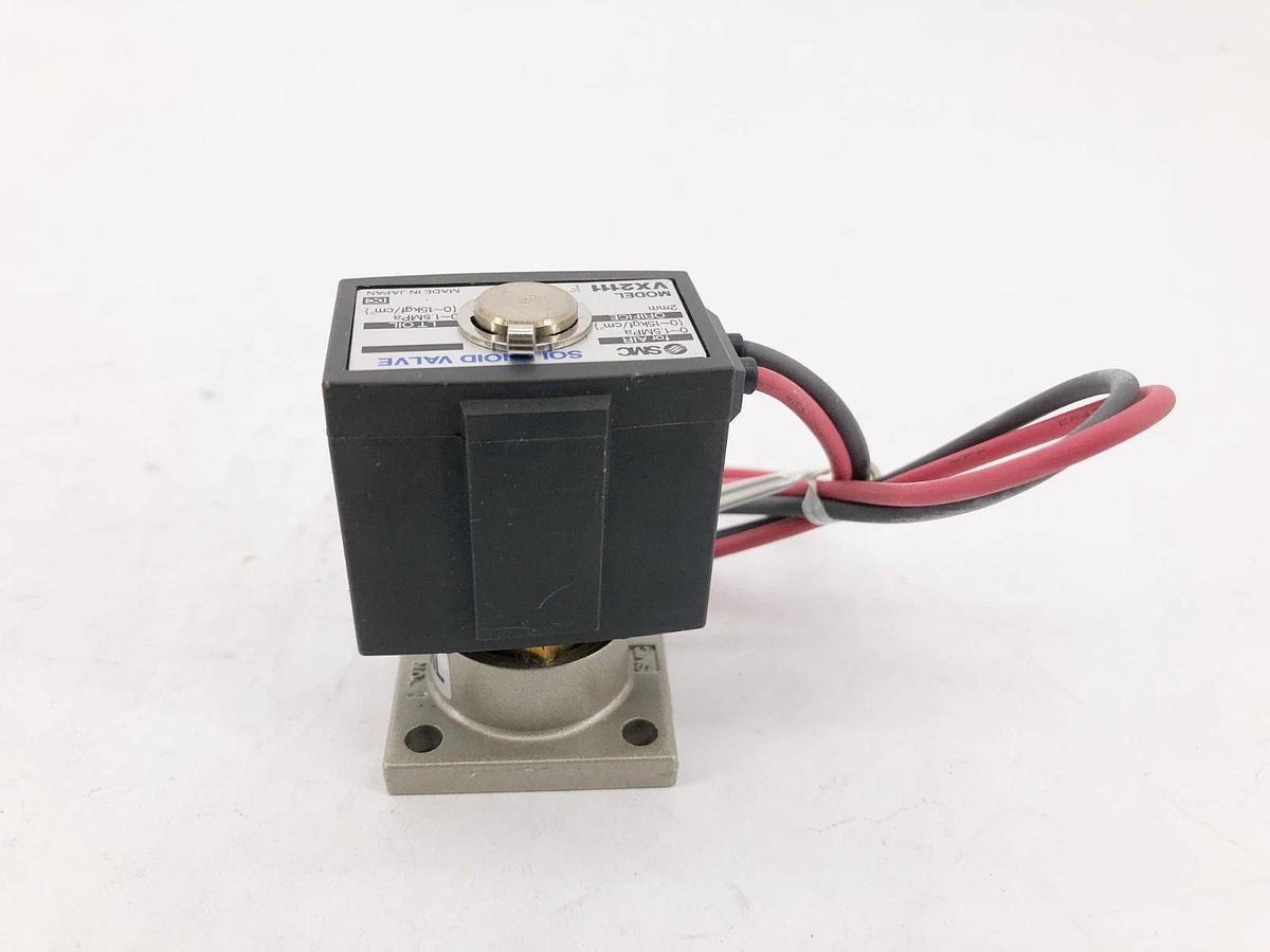 New SMC VX2111F-00-5G Solenoid Valve Coil 24VDC 2mm Orifice